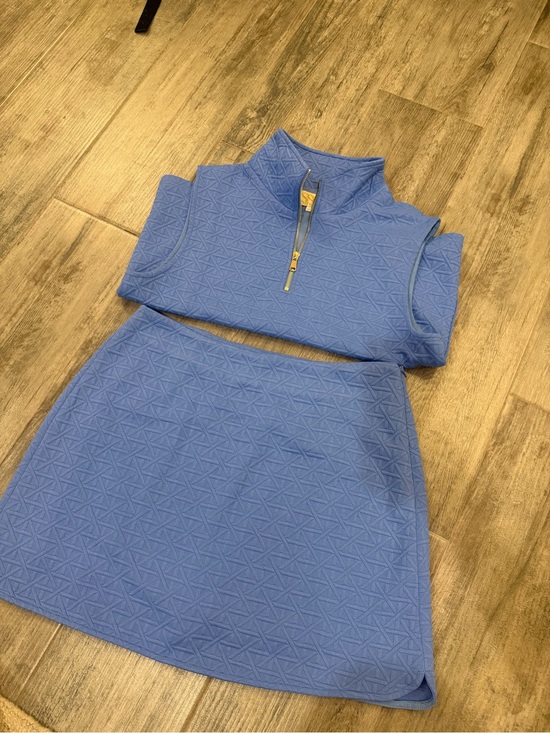 SSYS Dresses & Skirts - Blue Quilted Mini Skirt - Women's Stylish A-Line
